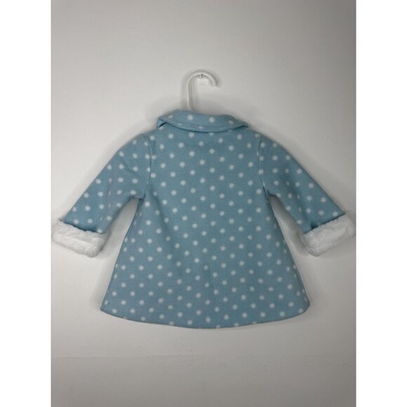 Bonnie Jean Baby Girl Fleece Snow Flake Button Up Jacket - 3-6 months - Picture 3 of 6